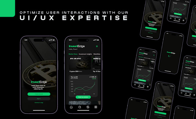 design UI UX for your mobile app or website