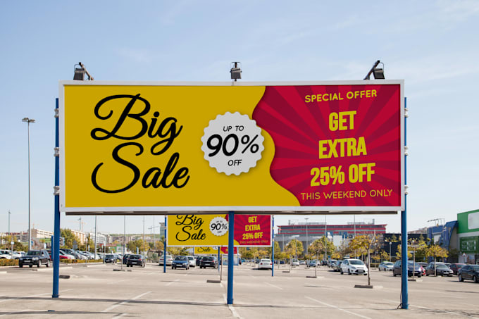 design professional billboard ads web banners signage