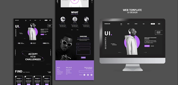 Do aesthetic frontend design in html,css,bootstrap,js by Shazab_ch | Fiverr
