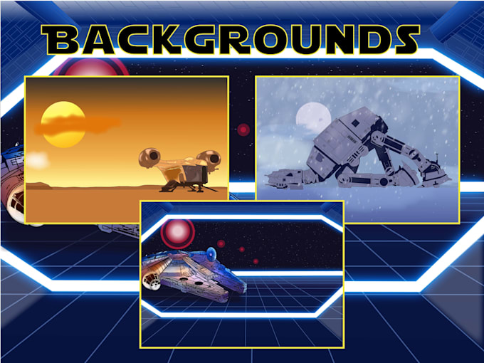 draw you as a star wars cartoon character