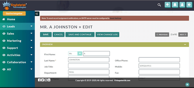 provide efficient and customizable CRM call center solution