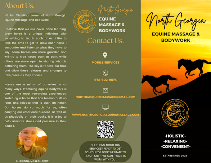 create a beautiful and professional tri fold brochure
