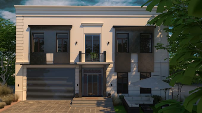 3d architectural realistic visualization interior, exterior