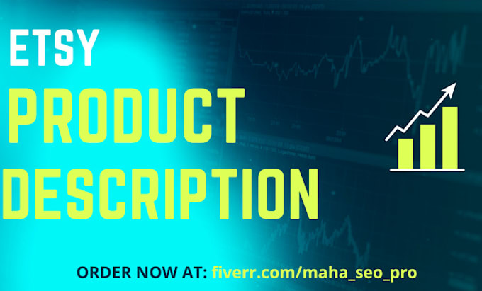 write engaging SEO optimized etsy product description