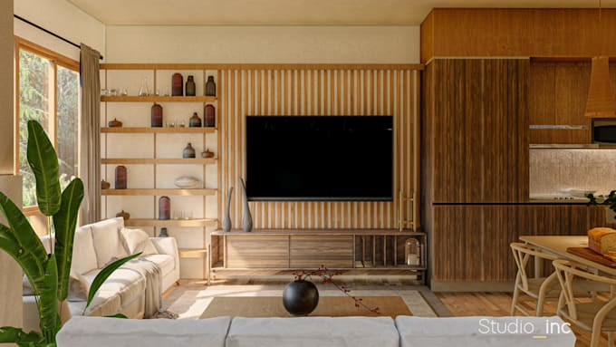 create photorealistic 3d interior design renderings