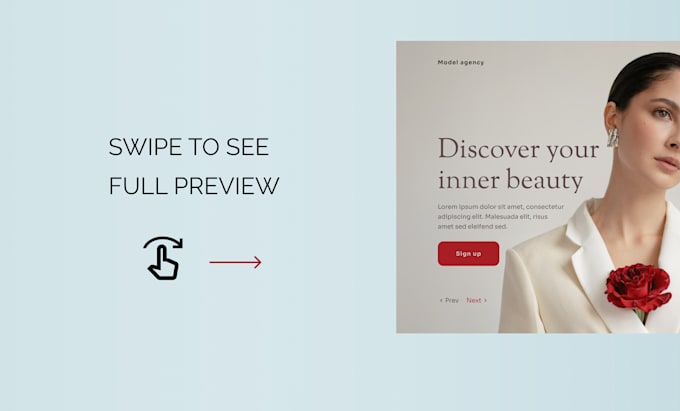 design your website  or adaptive web page UI UX interface