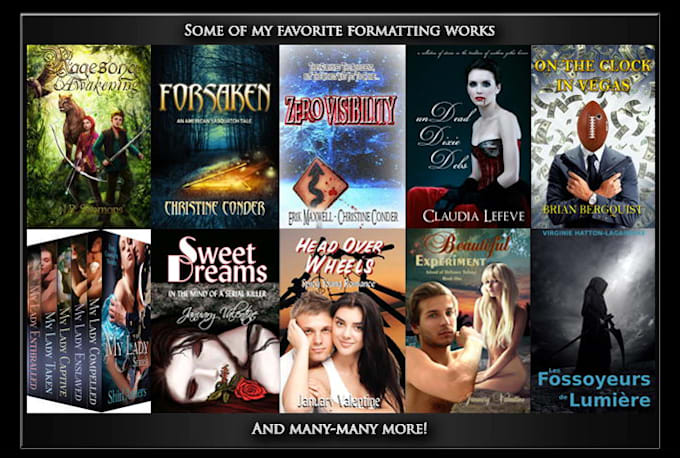 format your book to print and ebook formats