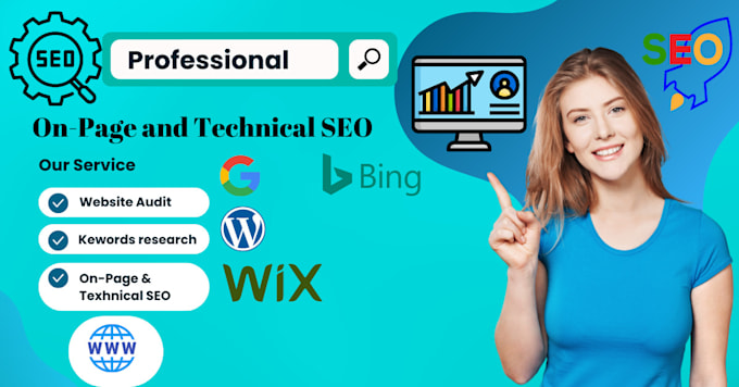 optimize shopify store rank wordpress website with monthly onpage  technical SEO