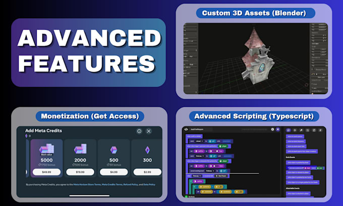 create custom metaverse world in horizon worlds