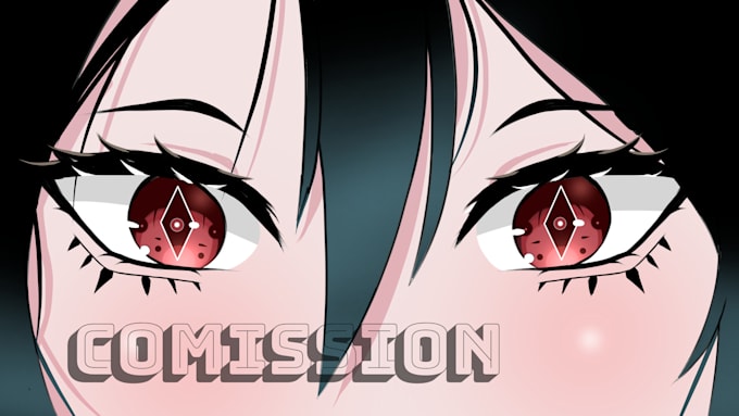 draw eyes in anime style