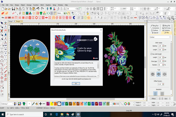 teach you everything about wilcom embroidery , digitizing