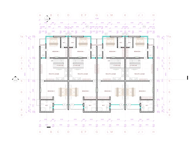 design stunning architectural 2d floor plan and elevation