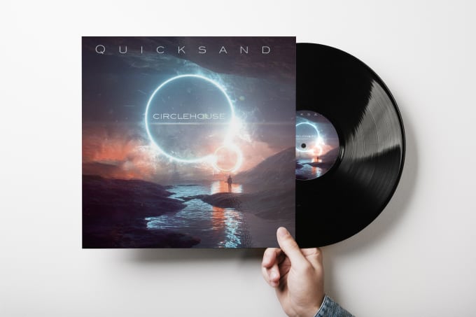 Design trendy album, single, cd cover, or artwork by