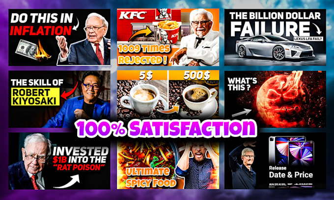 create youtube thumbnail design for your channel