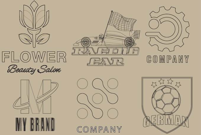 Draw unique one line art vector line art illustration by A0342li | Fiverr