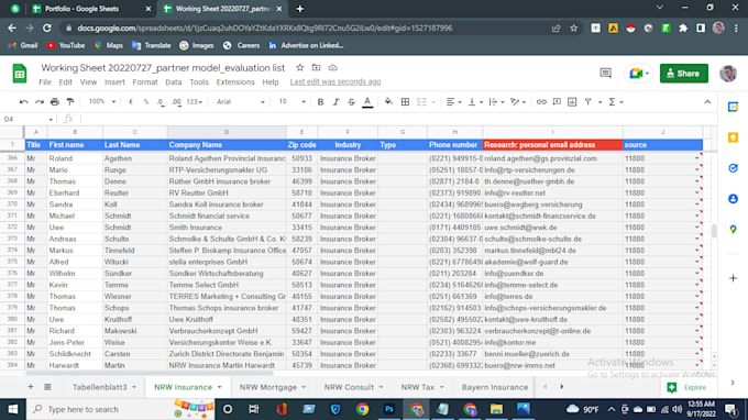be your virtual assistant for data entry work
