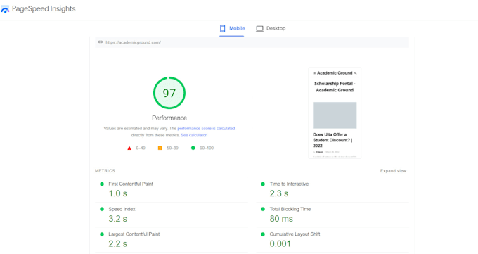 optimize your wordpress website speed for mobile and desktop