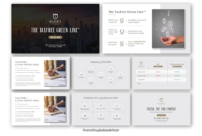 design powerpoint presentation and investor pitch deck