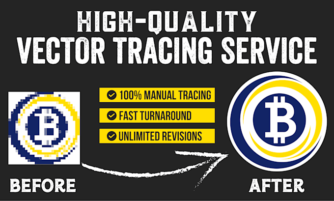 vectorize logo, vector trace in 1 hour