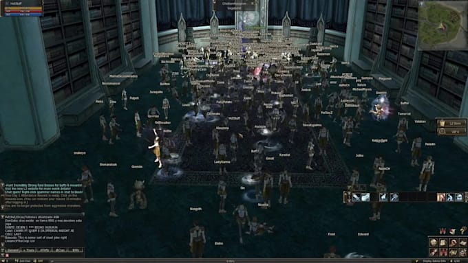 create a lineage ii server pts or java
