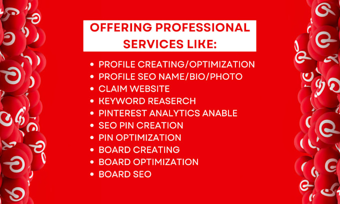 set up and SEO optimize your pinterest account within 1hr