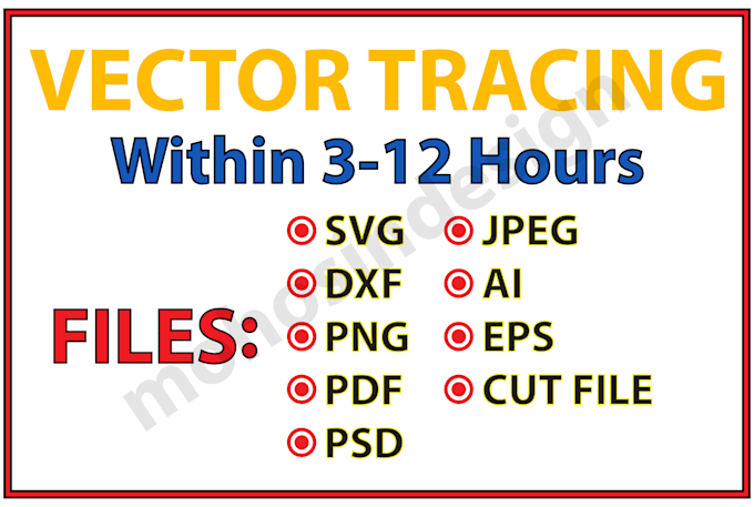 convert logo or image into vector within 3 to 12 hours