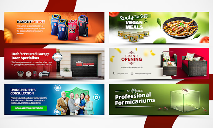 design creative website banner
