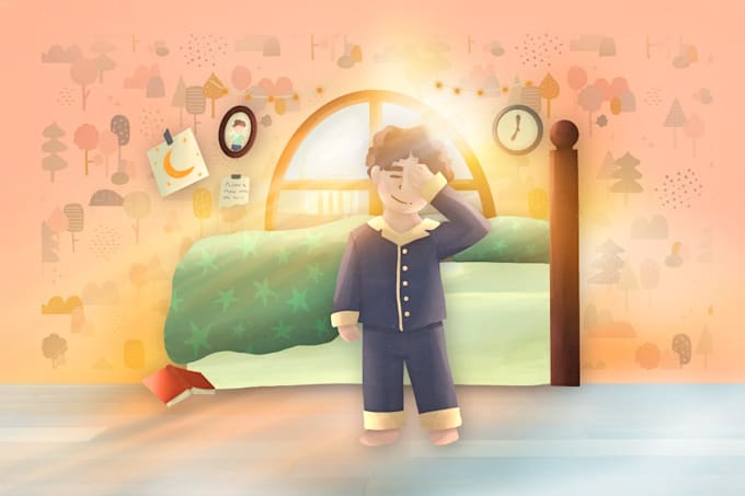 create cute childrens book illustrations