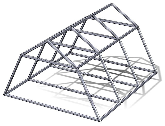 design 3d weldment structure
