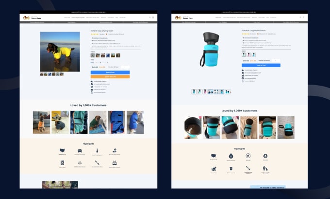 create shopify product landing page with gempages or pagefly