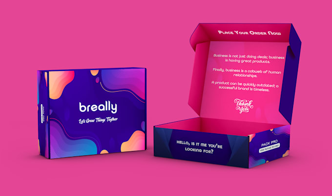 do packaging box, mailer box, subscription box with mockup