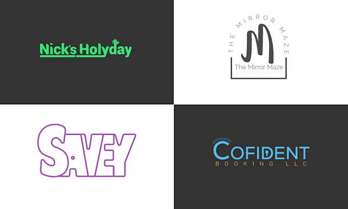 design 3 flat logo in 24 hours