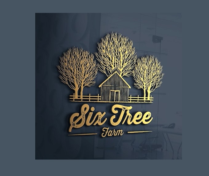design original syrup farm logo