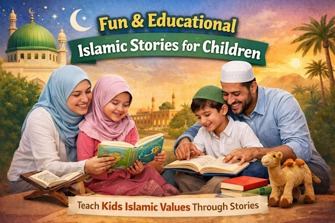 ghostwrite edit islamic childrens storybooks, moral stories and ebooks for kids