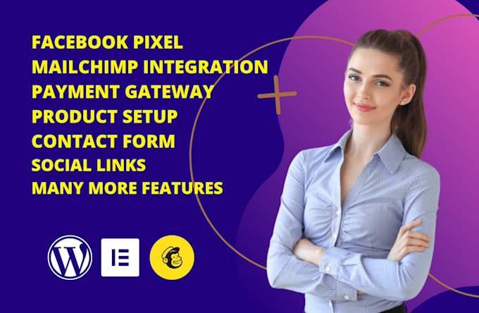 design a responsive wordpress landing page or wordpress landing page elementor