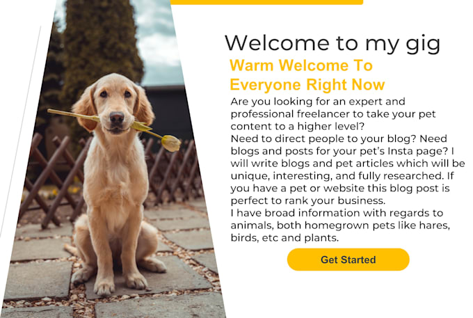 write engaging dog articles and pet blogs