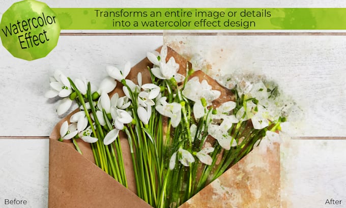 convert a photo into a watercolor image