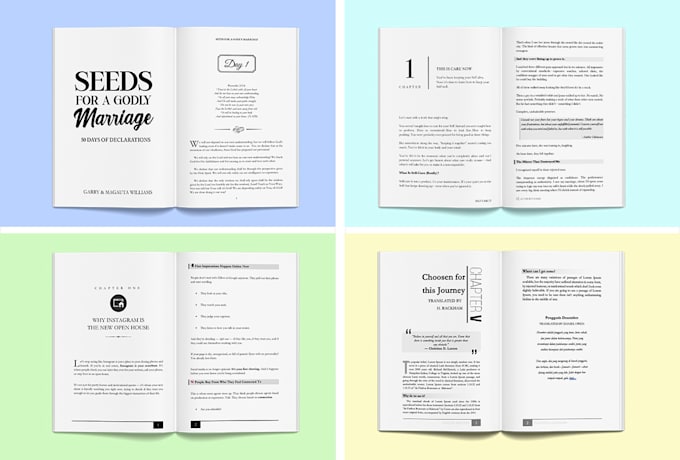 do book formatting, layout design, and typesetting