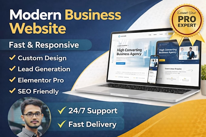 design or redesign a high converting wordpress website using elementor pro