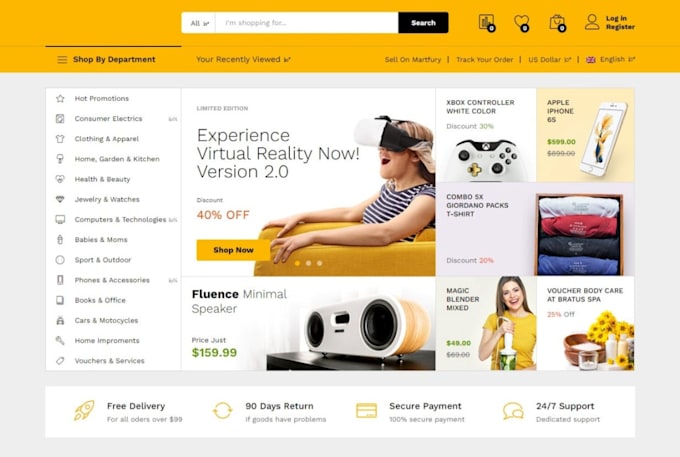 create a wholesale website for amazon fba and walmart
