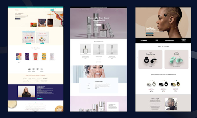 develop shopify store figma, PSD to shopify, xd to shopify