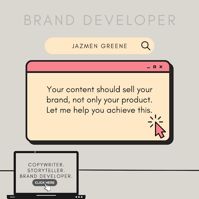 develop your brand message and tell your story