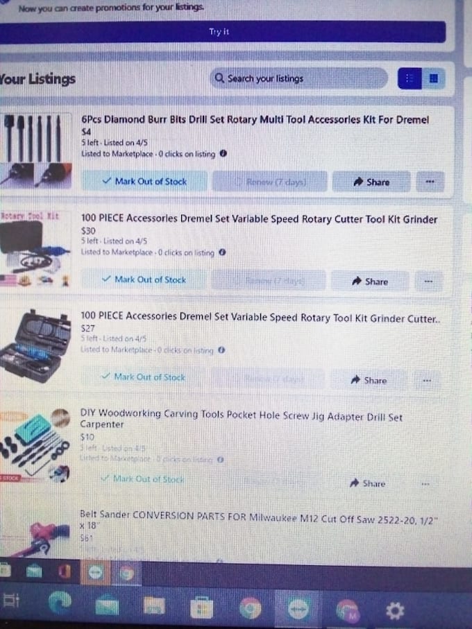 do listing at facebook marketplace