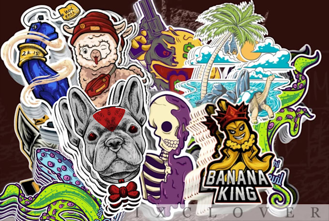 create custom sticker, label, emblem and patch designs