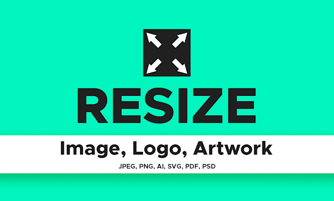 resize image logo for facebook, youtube, twitter cover