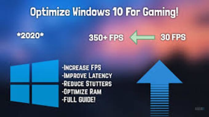 optimize, fix, repair, tweak your pc for gaming fps like warzone,fortnite,pubg