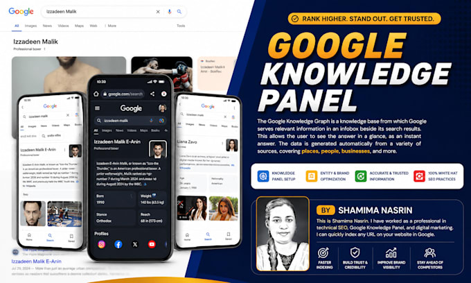create a personal google knowledge panel or graph for all