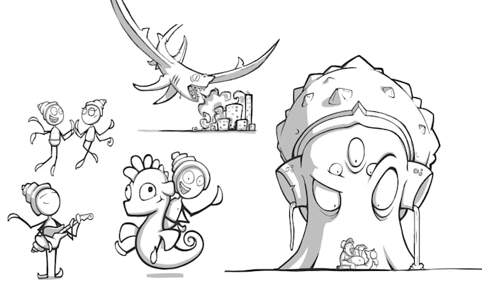 draw a cartoon creature for you