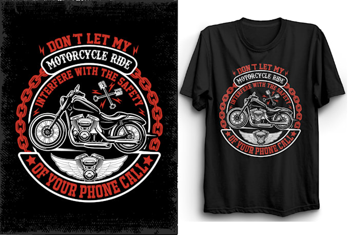 design custom tee shirt and motorcycle t shirt design