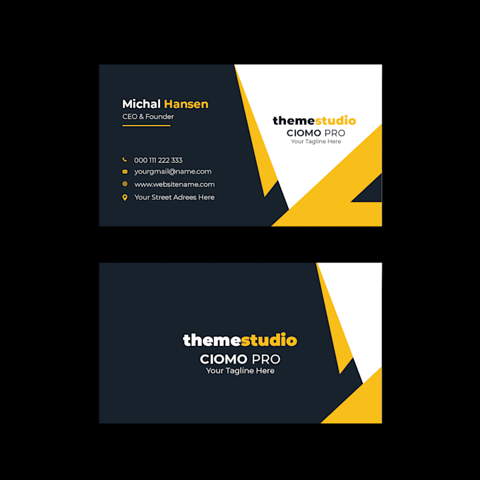Design business cards and stationery design by Themestudio Fiverr